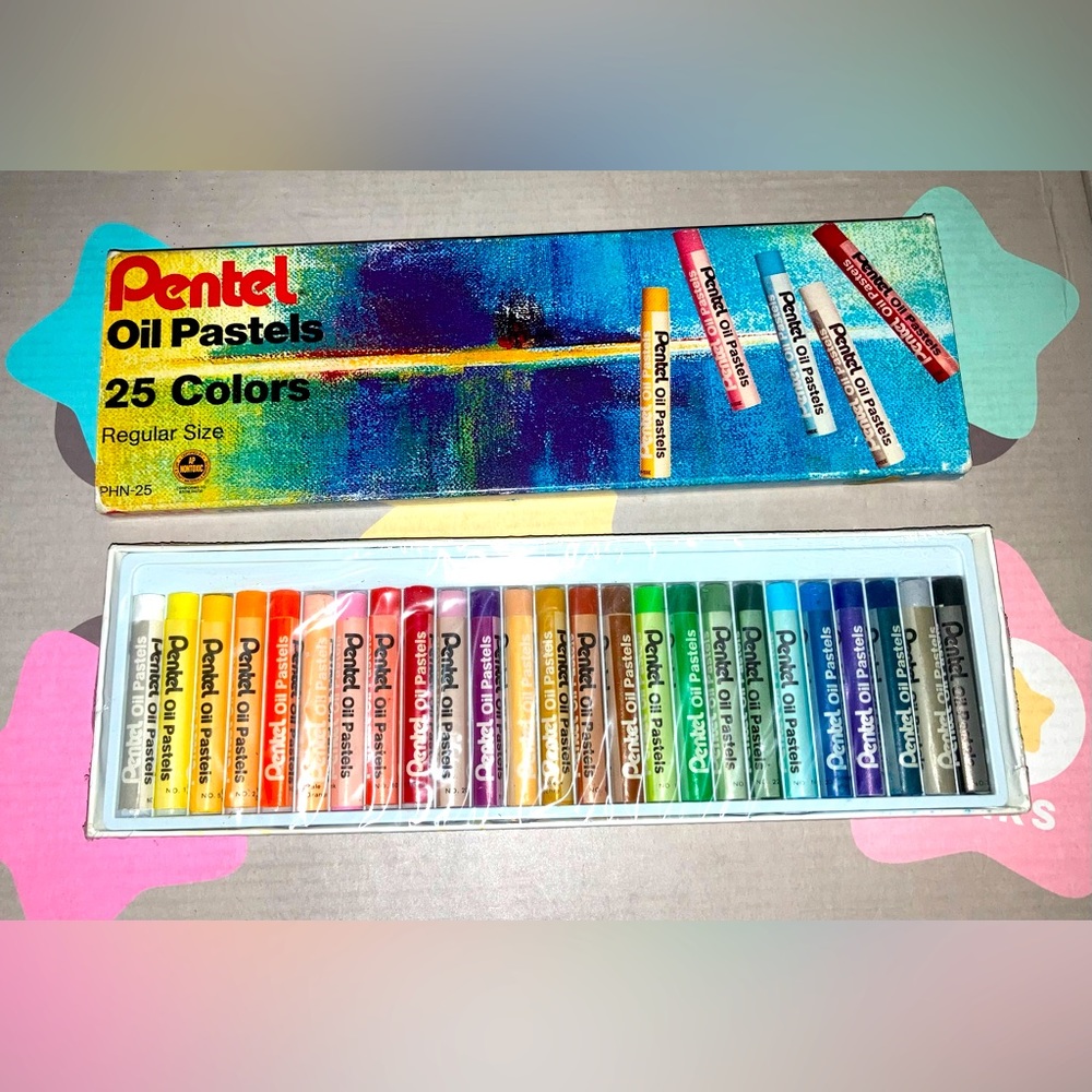 Pentel Oil Pastels - 25 Color Set
